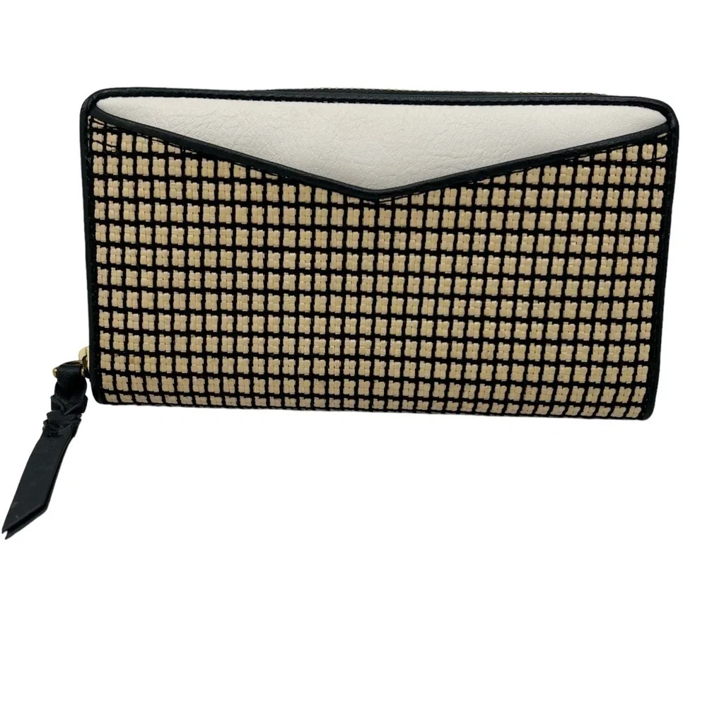 Fossil Caroline Neutral Multi Woven Wallet